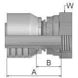 Female BSP Parallel Pipe-Swivel(60° Cone) Straight-19248-6-6 - Parker Store Nigeria