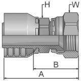 Parker Female JIC 37° - Swivel Straight-10648-10-12 - Parker Store Nigeria