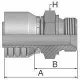 Parker Male BSP Parallel Pipe - Rigid - (60° Cone) Straight -  1D948-6-6 - Parker Store Nigeria